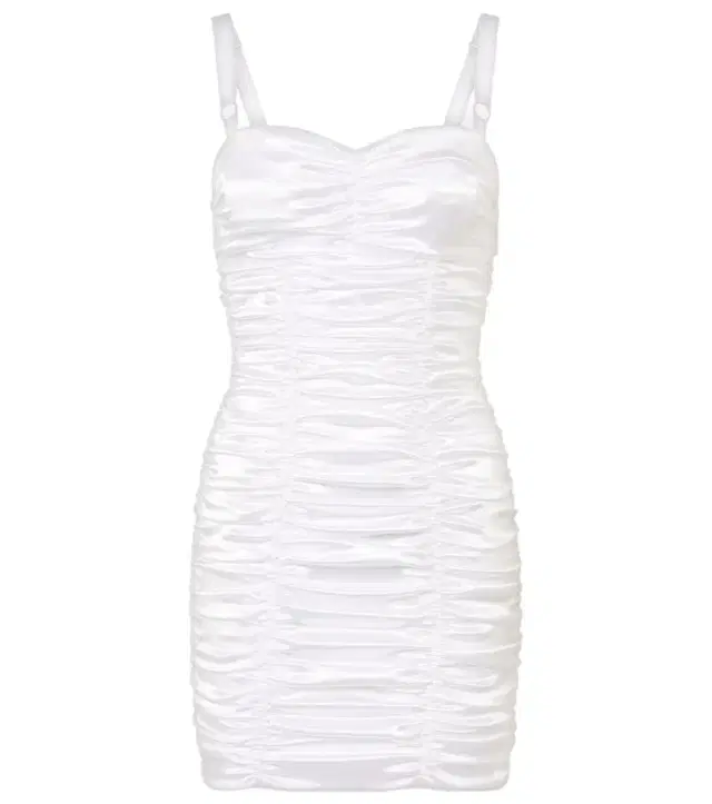 Dolce & Gabbana Ruched satin minidress