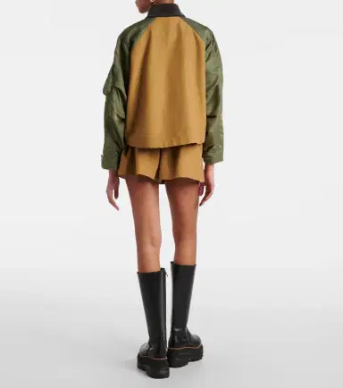 Sacai Cotton-blend twill blouson | Thumbnail 2