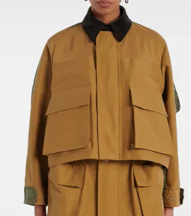 Sacai Cotton-blend twill blouson | Thumbnail 4
