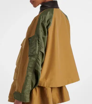 Sacai Cotton-blend twill blouson | Thumbnail 5