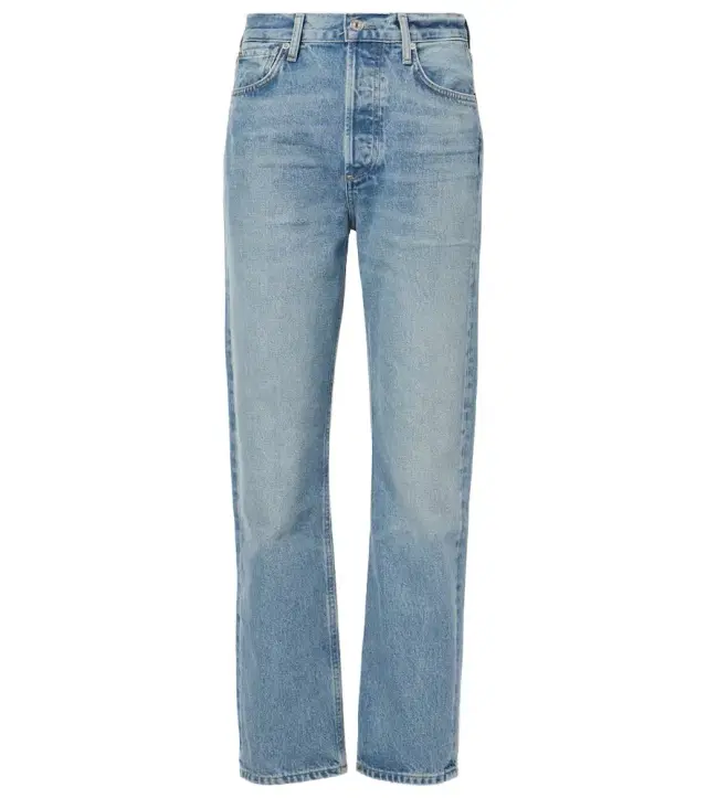 Blaine high-rise straight jeans