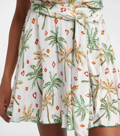 Poupette St Barth Cassandra printed halterneck minidress | Thumbnail 5