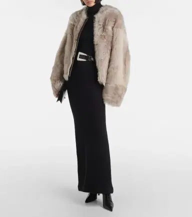 Nour Hammour Dianne shearling jacket | Thumbnail 3