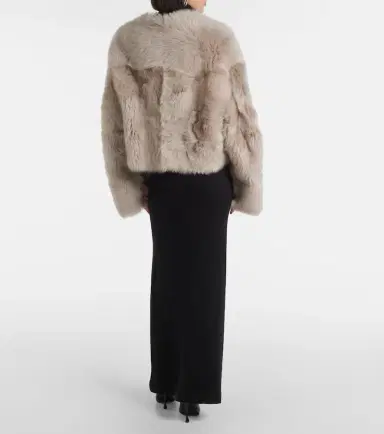 Nour Hammour Dianne shearling jacket | Thumbnail 4