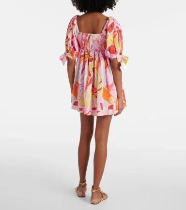 Poupette St Barth Catalina printed cotton minidress | Thumbnail 3
