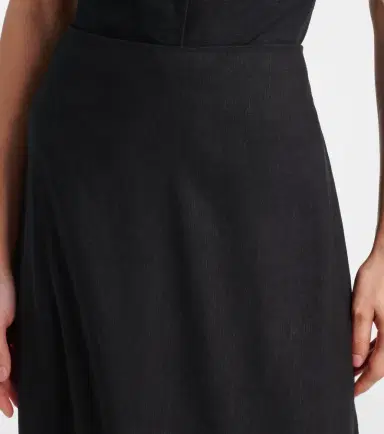 Rixo Serano cutout linen-blend midi skirt | Thumbnail 2