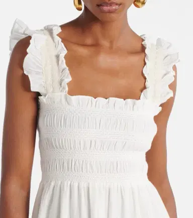 Rixo Aubrie tiered cotton voile maxi dress | Thumbnail 4