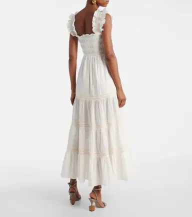 Rixo Aubrie tiered cotton voile maxi dress | Thumbnail 5