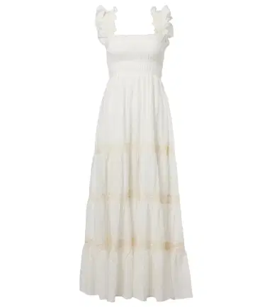 Rixo Aubrie tiered cotton voile maxi dress | Thumbnail 1