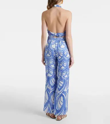 Poupette St Barth Cecile printed wide-leg pants | Thumbnail 6