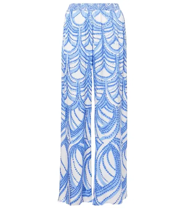 Poupette St Barth Cecile printed wide-leg pants