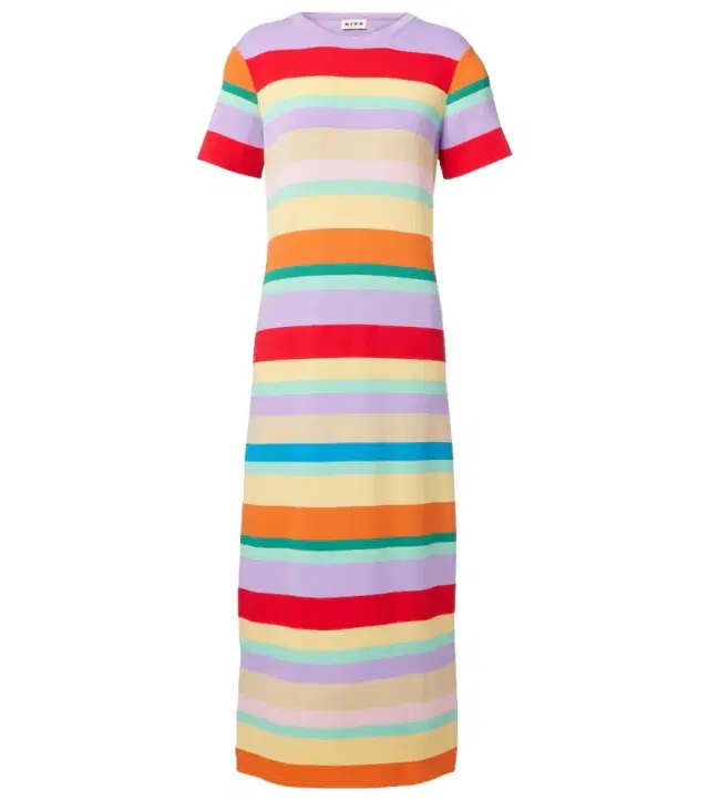 Rixo Duster striped maxi dress
