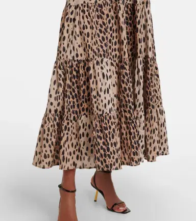 Rixo Tiered leopard-print cotton maxi dress | Thumbnail 3 Rixo Tiered leopard-print cotton maxi dress | Thumbnail 3
