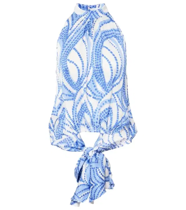 Poupette St Barth Clea printed top