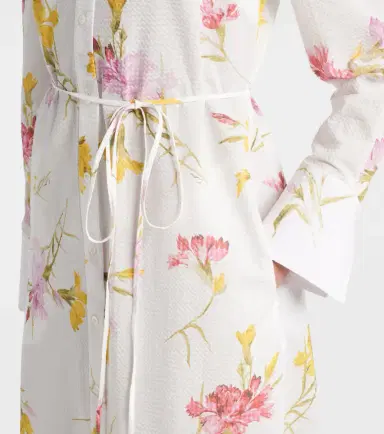 Erdem Floral cotton seersucker shirt dress | Thumbnail 4 Erdem Floral cotton seersucker shirt dress | Thumbnail 4