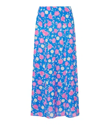 Rixo Carpi floral silk midi skirt | Thumbnail 1