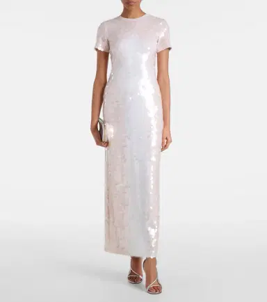Sportmax Sequined jersey maxi dress | Thumbnail 2