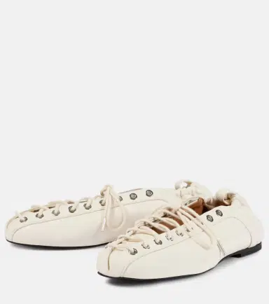 Ganni Lace-up ballet flats | Thumbnail 4 Ganni Lace-up ballet flats | Thumbnail 4
