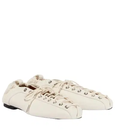 Ganni Lace-up ballet flats | Thumbnail 1 Ganni Lace-up ballet flats | Thumbnail 1