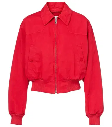 Prada Cropped cotton bomber jacket | Thumbnail 1 Prada Cropped cotton bomber jacket | Thumbnail 1