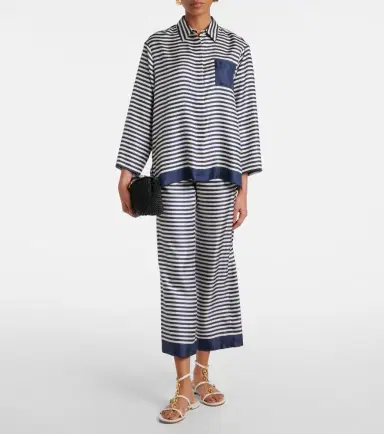 'S Max Mara Maya striped silk shirt | Thumbnail 4 'S Max Mara Maya striped silk shirt | Thumbnail 4