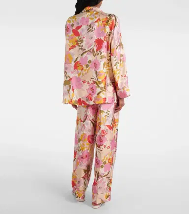 'S Max Mara Alan floral silk satin shirt | Thumbnail 2
