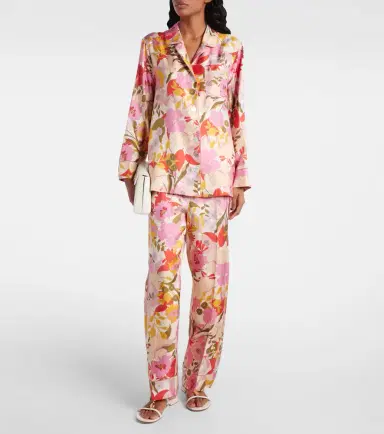 'S Max Mara Alan floral silk satin shirt | Thumbnail 6