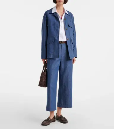 'S Max Mara 'S Max Mara Ginny cotton and linen twill jacket | Thumbnail 2 'S Max Mara 'S Max Mara Ginny cotton and linen twill jacket | Thumbnail 2