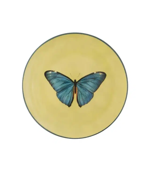 LES OTTOMANS Insetti Butterfly plate