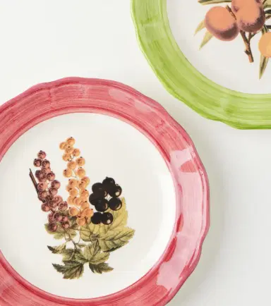 Les-Ottomans Botanica set of 4 ceramic plates | Thumbnail 3