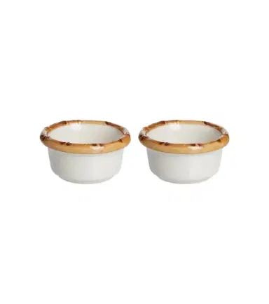 Les-Ottomans Bamboo set of 2 ceramic bowls | Thumbnail 1