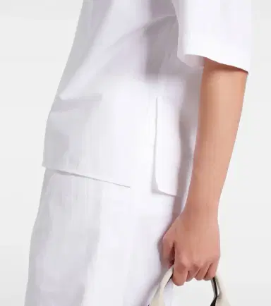 Tod's Oversized cotton poplin top | Thumbnail 2 Tod's Oversized cotton poplin top | Thumbnail 2
