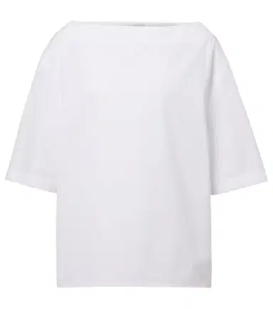 Tod's Oversized cotton poplin top | Thumbnail 1 Tod's Oversized cotton poplin top | Thumbnail 1