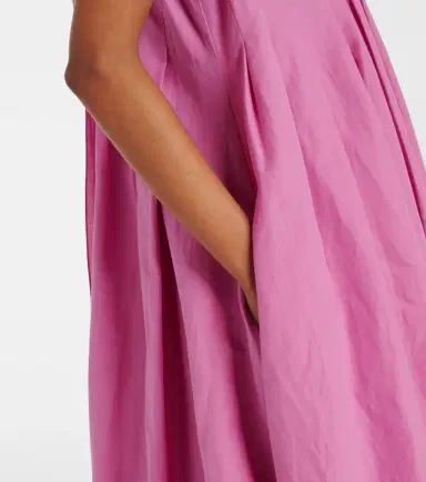 'S Max Mara Piega ramie and cotton pleated maxi dress | Thumbnail 6
