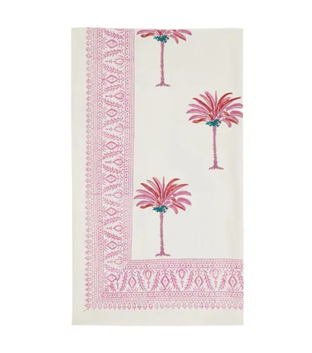 LES OTTOMANS Printed cotton tablecloth