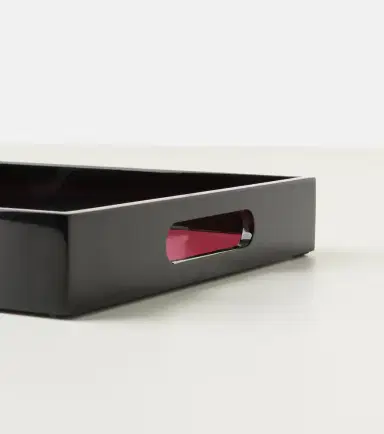 LES OTTOMANS Shell lacquered wooden tray | Thumbnail 4