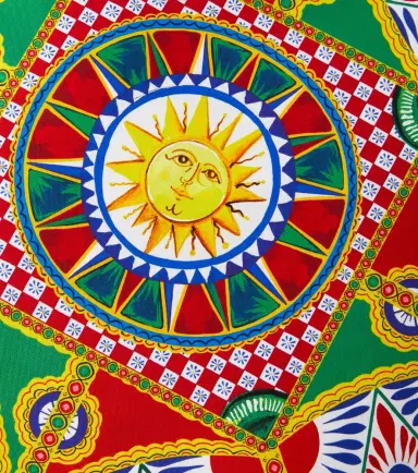 Dolce & Gabbana Casa Medium printed canvas cushion | Thumbnail 4