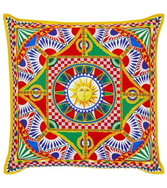 Dolce & Gabbana Casa Medium printed canvas cushion