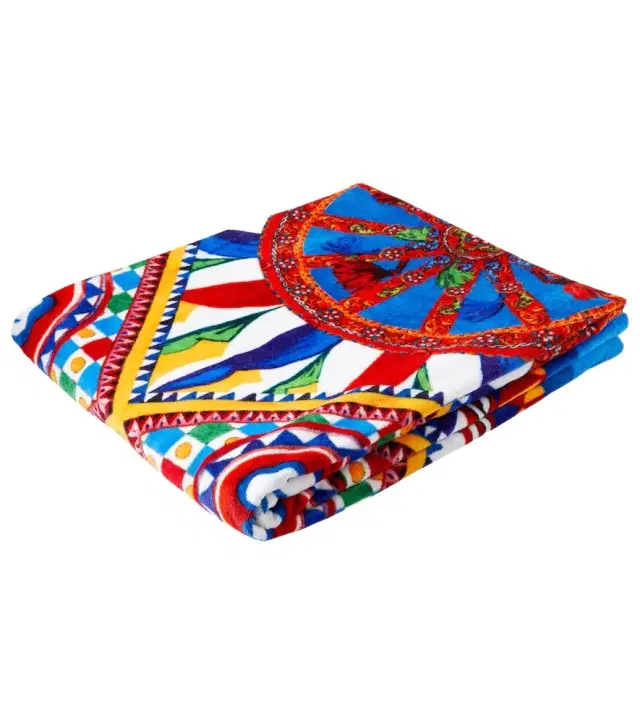 Dolce & Gabbana Casa Carretto terry beach towel