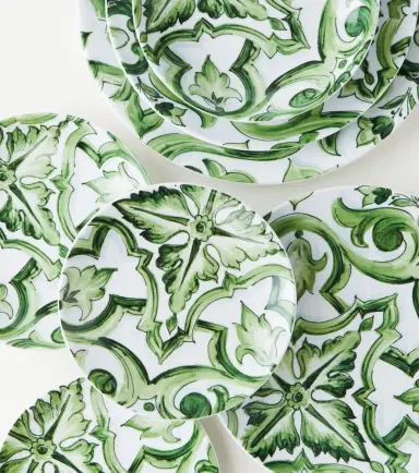 Dolce & Gabbana Casa Majolica set of 2 porcelain soup plates | Thumbnail 3
