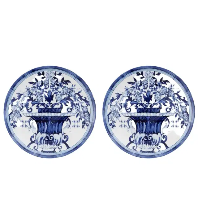 Dolce & Gabbana Casa Blu Mediterraneo set of 2 dinner plates
