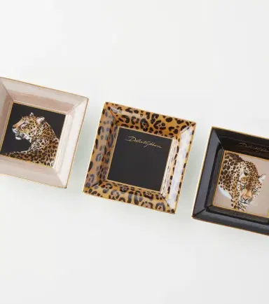 Dolce & Gabbana Casa Leopardo set of 3 decorative trays | Thumbnail 2