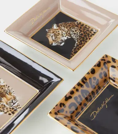 Dolce & Gabbana Casa Leopardo set of 3 decorative trays | Thumbnail 3