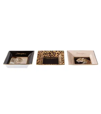 Dolce & Gabbana Casa Leopardo set of 3 decorative trays | Thumbnail 1