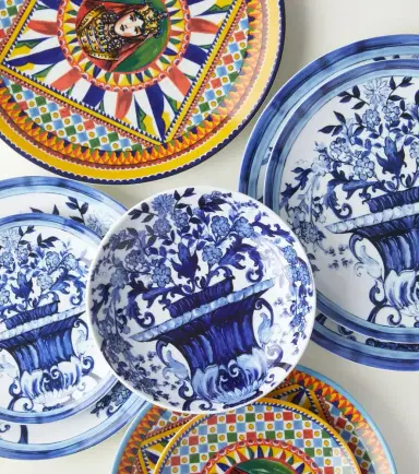 Dolce & Gabbana Casa Blu Mediterraneo charger plate | Thumbnail 2