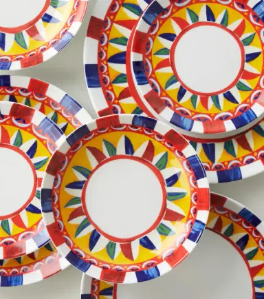Dolce & Gabbana Casa Set of 2 porcelain soup plates | Thumbnail 2