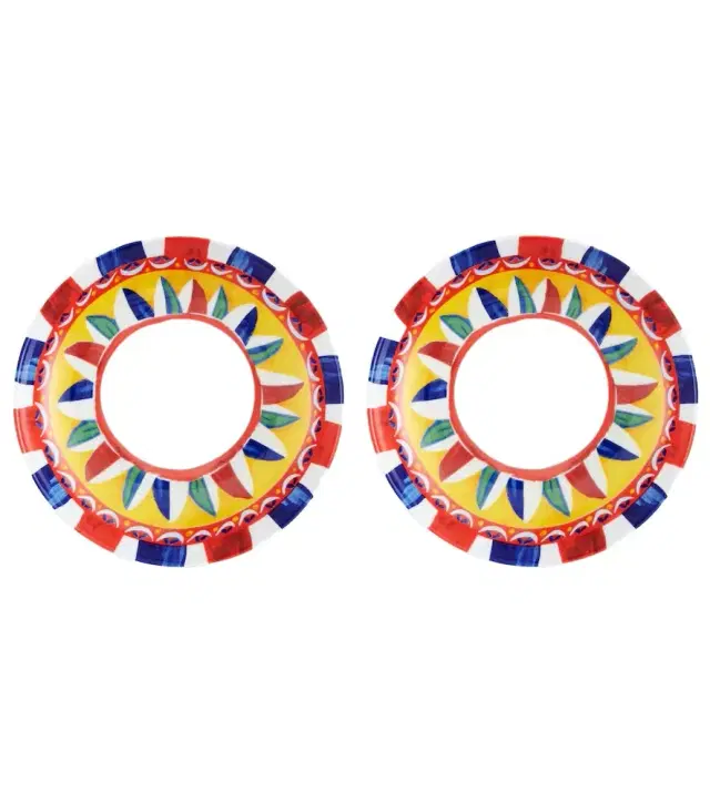 Dolce & Gabbana Casa Set of 2 porcelain soup plates