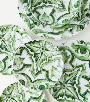 Dolce & Gabbana Casa Majolica set of 2 porcelain dinner plates | Thumbnail 3