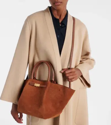 DeMellier New York Midi suede top-handle bag | Thumbnail 6