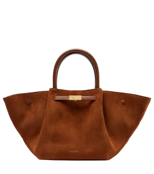 DeMellier New York Midi suede top-handle bag